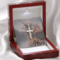 This elegant Artisan Cross Necklace beautifully combines faith and style, making it perfect for both special occasions and daily wear. Perfect for special occasions or everyday wear, this necklace is a wonderful gift idea for you or your loved one.