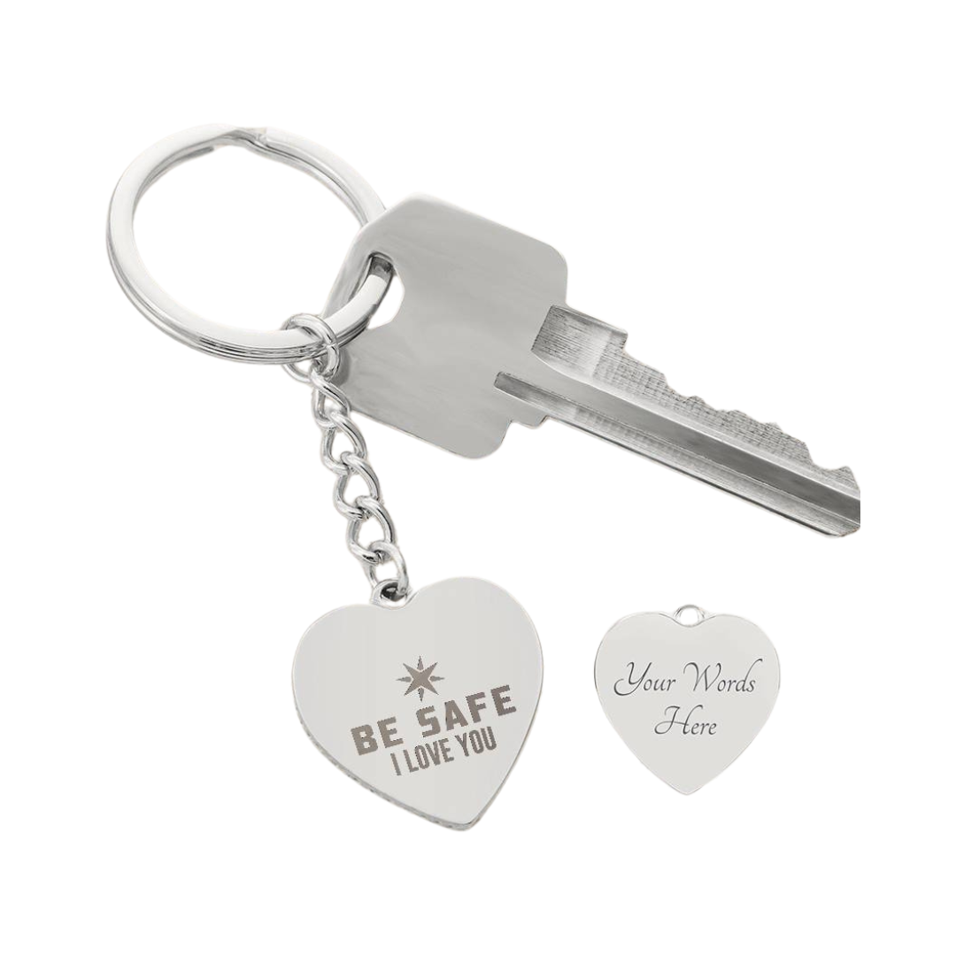 Photo Heart Keychain, Custom Photo Heart Keychain, Personalized Picture Heart Keychain, Engraved Photo Heart Pendant, Custom Gift for Her, Valentine Gift
