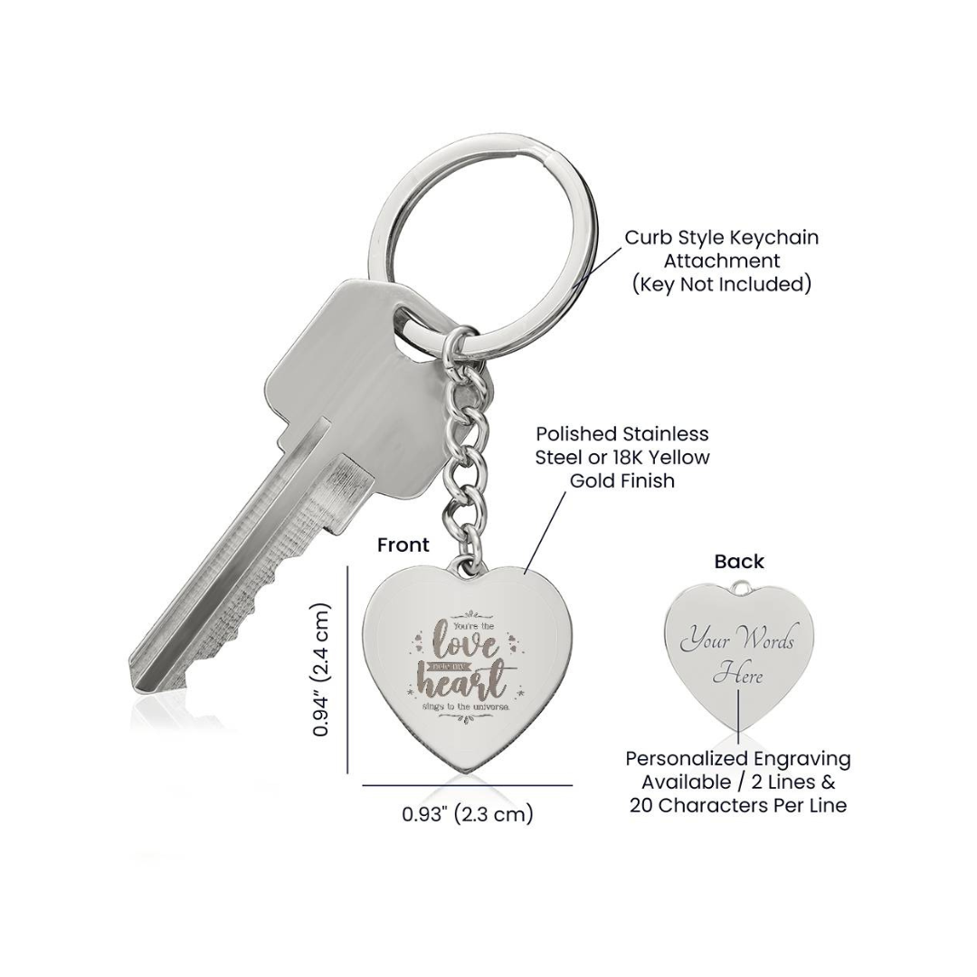 Photo Heart Keychain, Custom Photo Heart Keychain, Personalized Picture Heart Keychain, Engraved Photo Heart Pendant, Custom Gift for Her, Valentine Gift