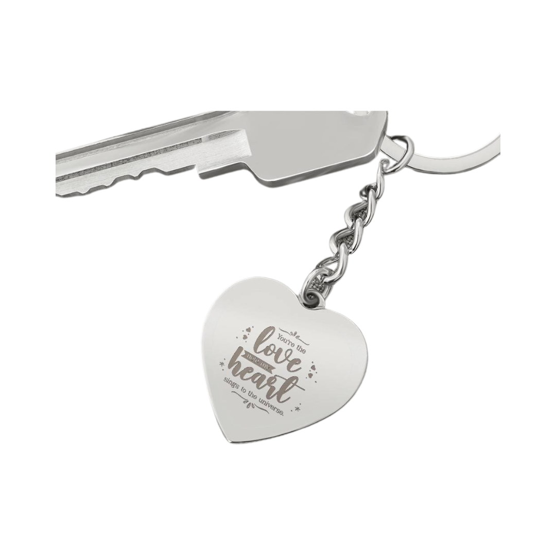 Photo Heart Keychain, Custom Photo Heart Keychain, Personalized Picture Heart Keychain, Engraved Photo Heart Pendant, Custom Gift for Her, Valentine Gift