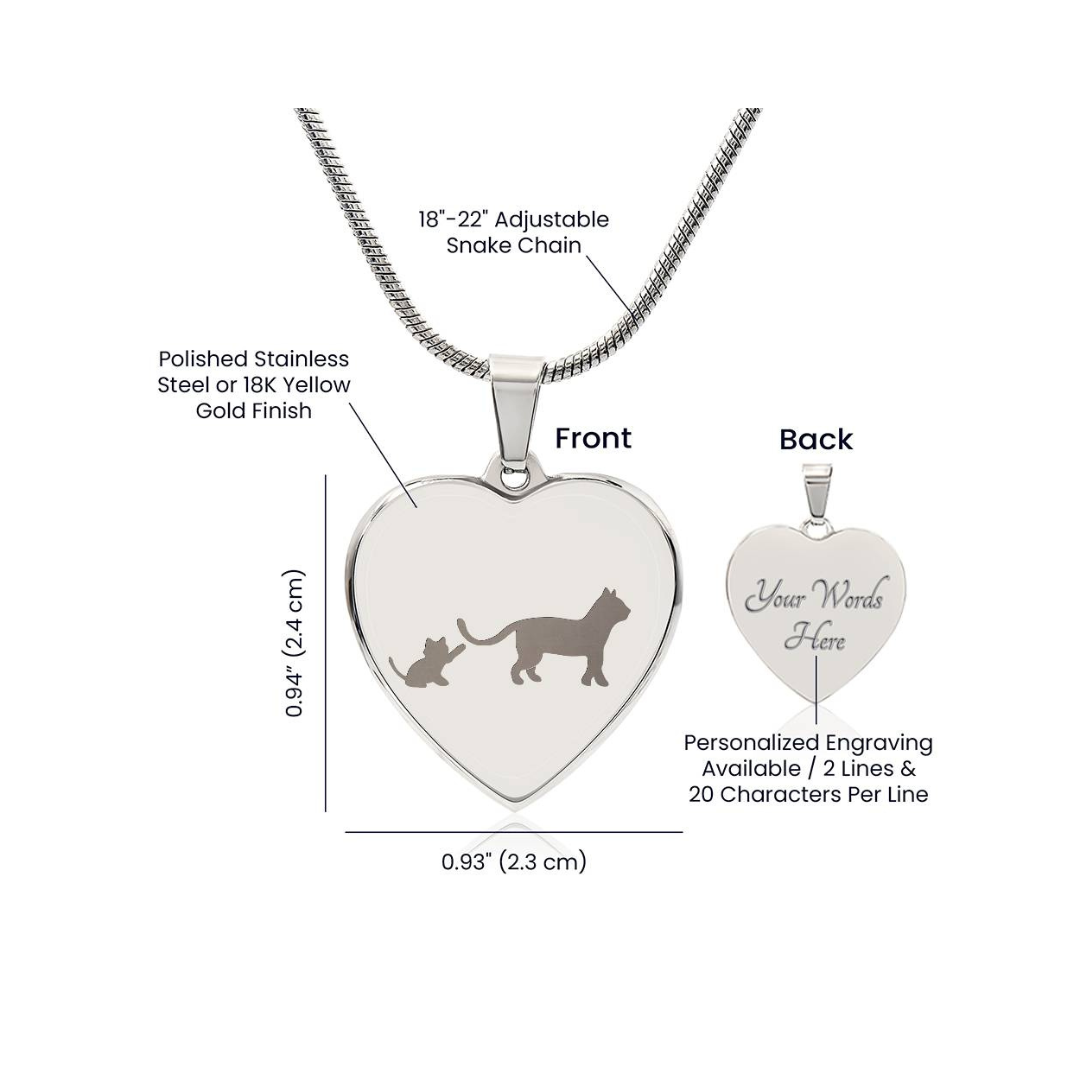 Surprise your loved one by giving them this sweet Engraved Heart Necklace! It's a classic and heartfelt jewelry piece that is sure be treasured. 