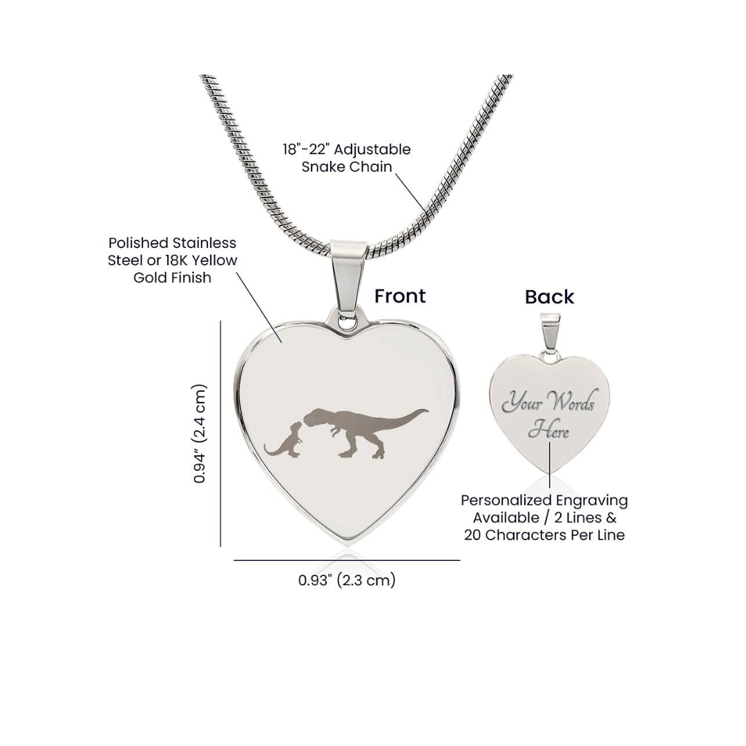 Surprise your loved one by giving them this sweet Engraved Heart Necklace! It's a classic and heartfelt jewelry piece that is sure be treasured. 