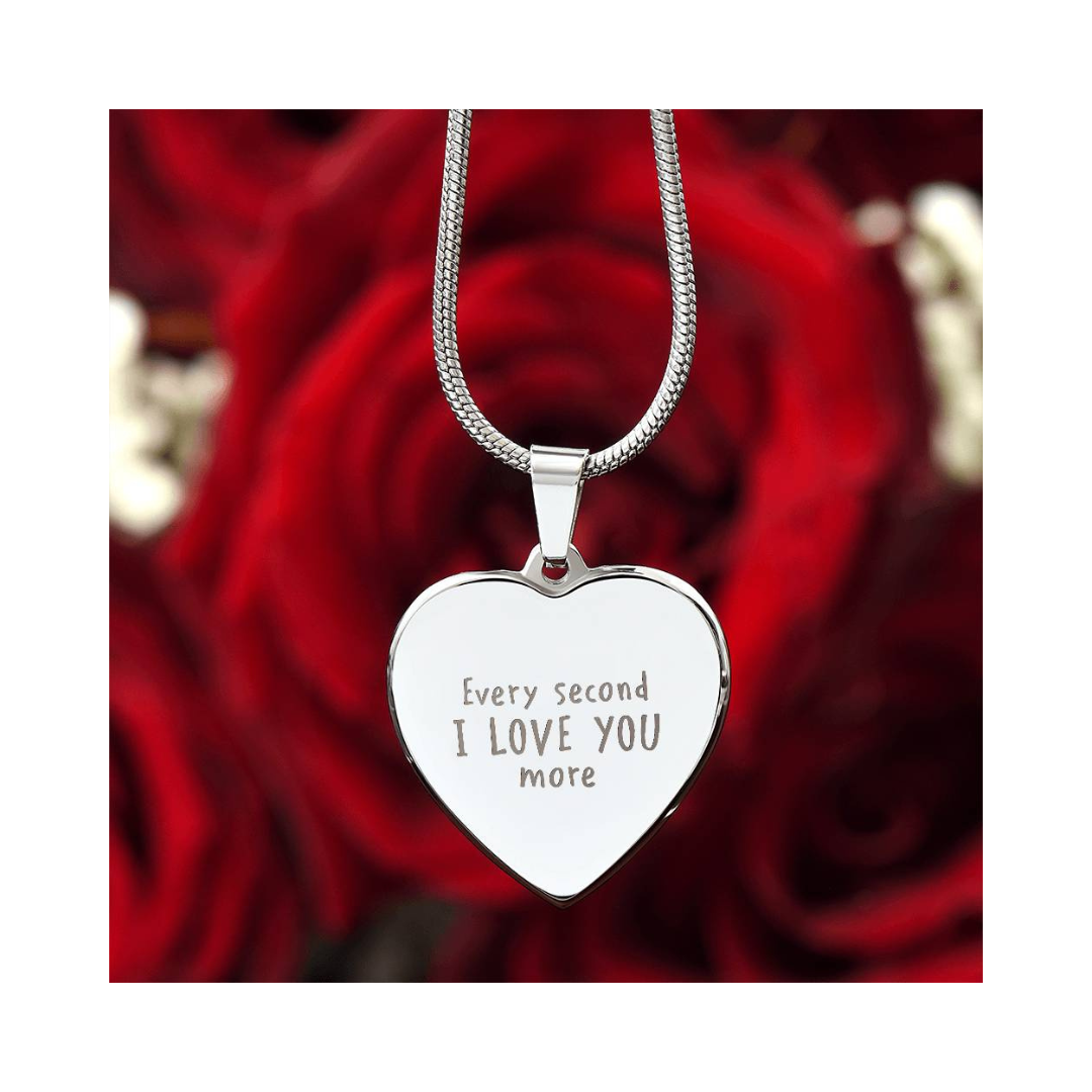 Surprise your loved one by giving them this sweet Engraved Heart Necklace! It's a classic and heartfelt jewelry piece that is sure be treasured.