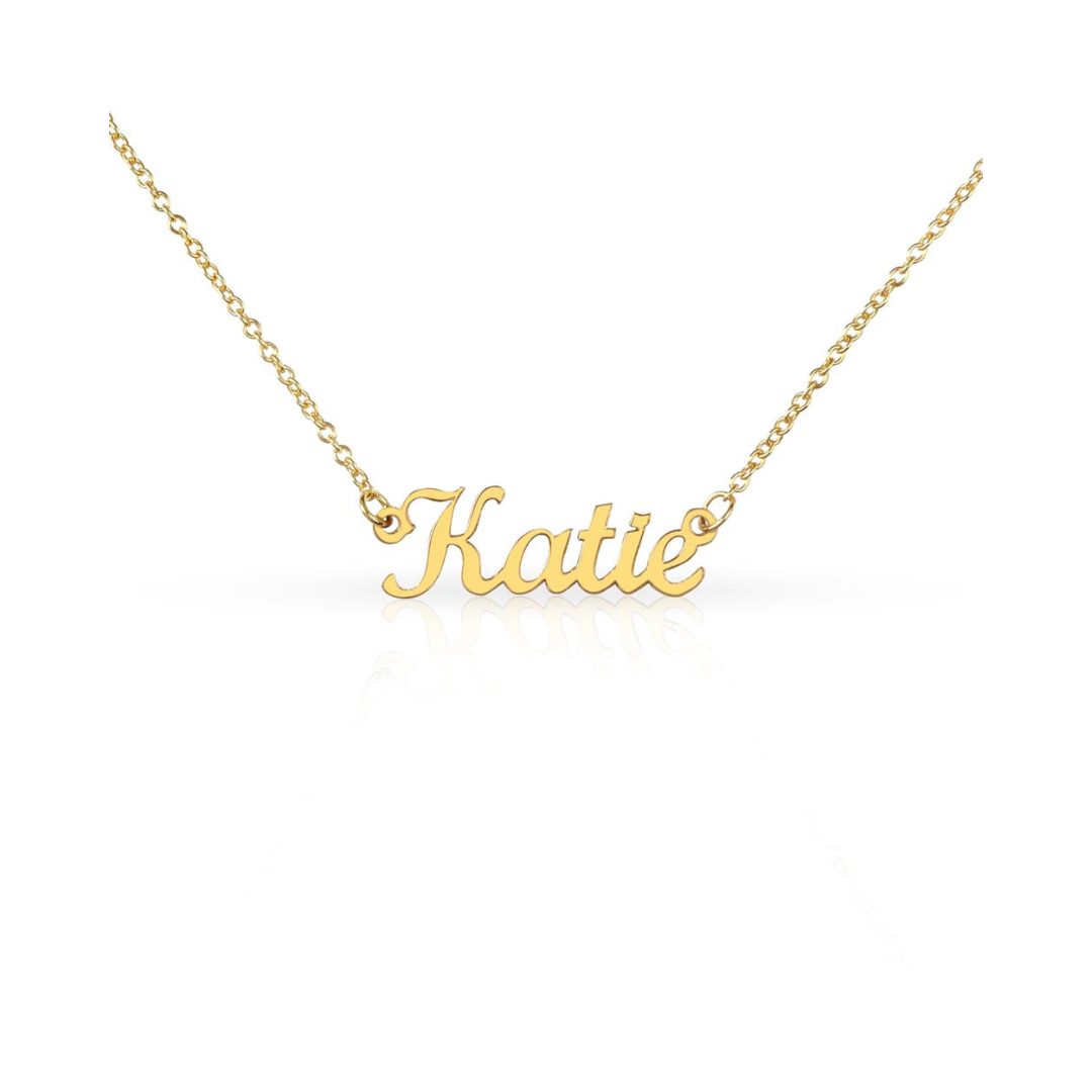 Name Necklace, Personalized Name Jewelry, Custom Name Pendant, Keepsake Necklace, Mothers Day Gift, Valentine Gift for Her, Birthday Gift