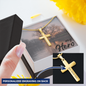 Wear your faith proudly with this Personalized Cross Necklace. Perfect for special occasions or everyday wear, our Personalized Cross Necklace is a wonderful gift idea for you or your loved one.