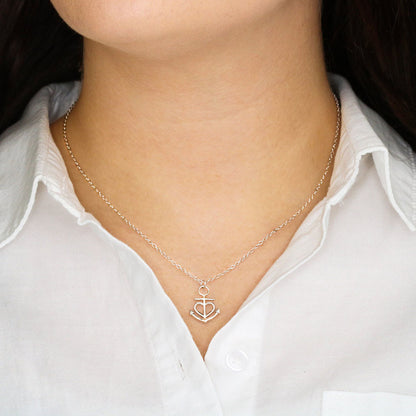 From the ship to the depths of the ocean, an anchor serves a remarkable purpose, grounding the ship and keeping it steady amidst the ever-changing sea. Capture this powerful symbolism with our artisan-crafted Anchor Pendant Necklace.