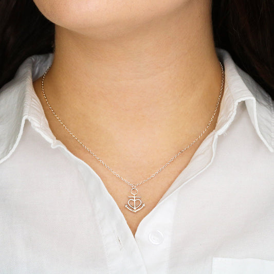 From the ship to the depths of the ocean, an anchor serves a remarkable purpose, grounding the ship and keeping it steady amidst the ever-changing sea. Capture this powerful symbolism with our artisan-crafted Anchor Pendant Necklace.