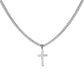 Artisan Cross Pendant with Cuban Link Chain