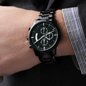 A personalized gift that can withstand constant use, this Customizable Engraved Black Chronograph Watch is the perfect gift for all the special men in your life. A thoughtful groomsmen gift, an anniversary memento, or a long-lasting keepsake for Father’s Day - it's a versatile piece sure to warm hearts and create smiles.