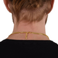 Cuban Link Necklace, 14K Yellow Gold Finish Cuban Link Chain, Men's Necklace, Stainless Steel Necklace, Silver Chain, Birthday Gift for him