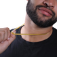 Cuban Link Necklace, 14K Yellow Gold Finish Cuban Link Chain, Men's Necklace, Stainless Steel Necklace, Silver Chain, Birthday Gift for him