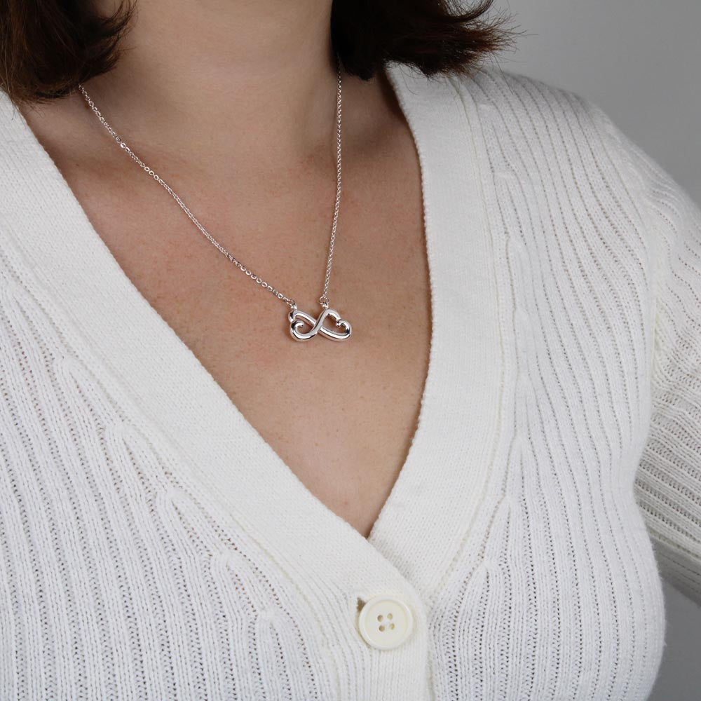Celebrate your everlasting love and express your affection with our Endless Love Necklace that says "I'll love you till the end of time." Artisan-crafted in either a 14k white gold finish or an 18k yellow gold finish, this heart-shaped infinity symbol is hand-polished to showcase its magnificent shine.