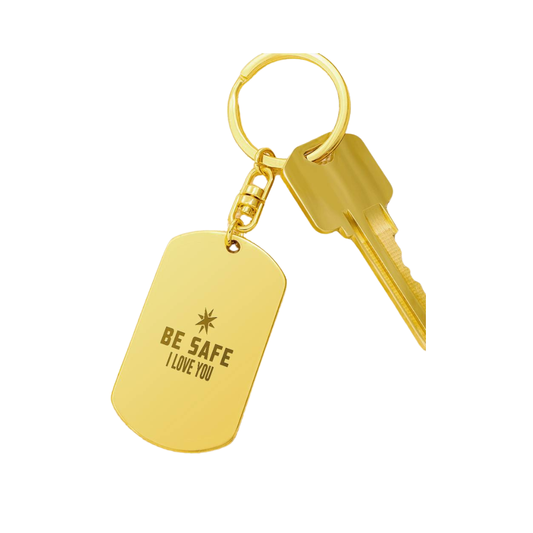 Engraved Dog Tag Swivel Keychain, Custom Dog Tag Keychain, Personalized Keychain for him, Engraved Keychain, Military Dog-tag Keychain