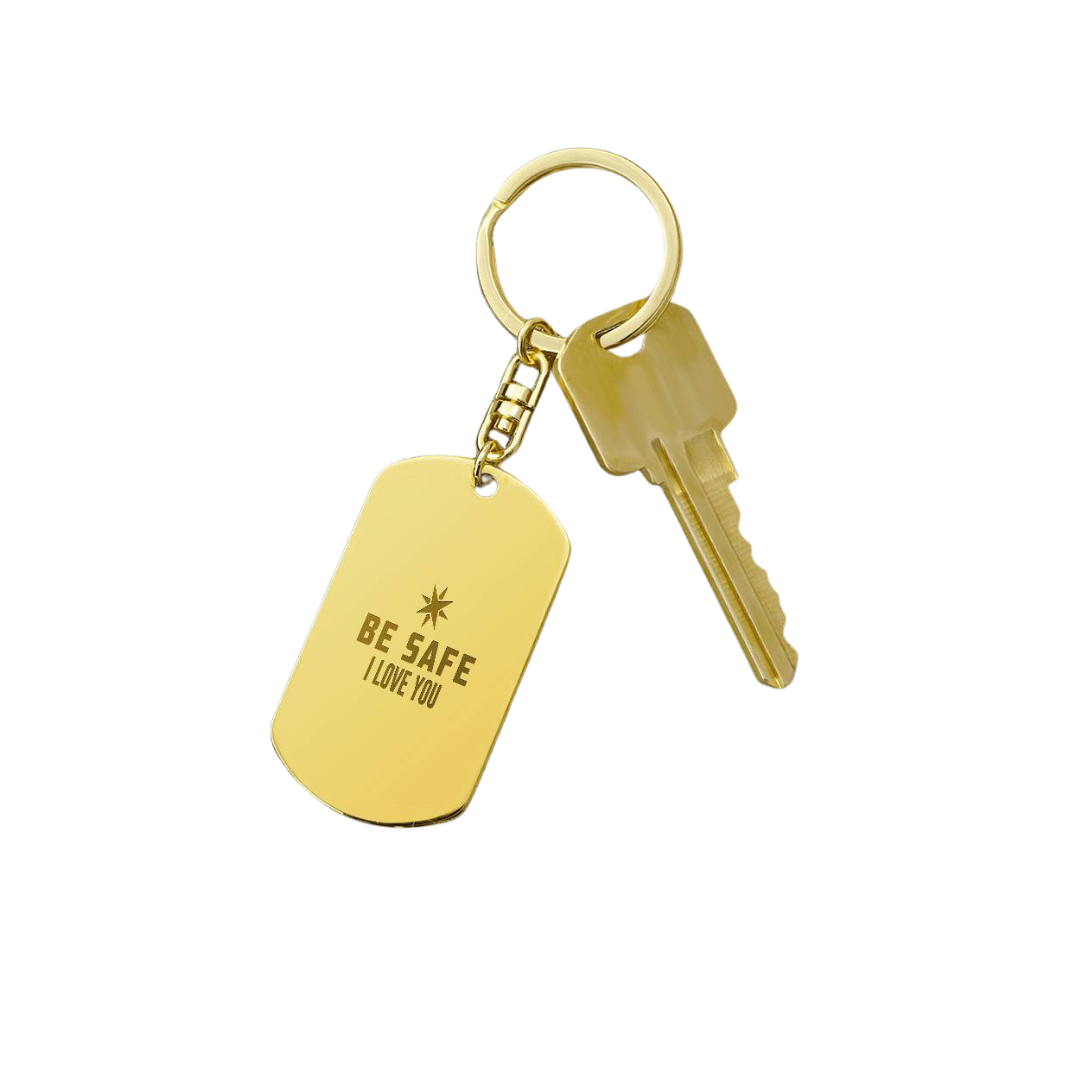 Engraved Dog Tag Swivel Keychain, Custom Dog Tag Keychain, Personalized Keychain for him, Engraved Keychain, Military Dog-tag Keychain