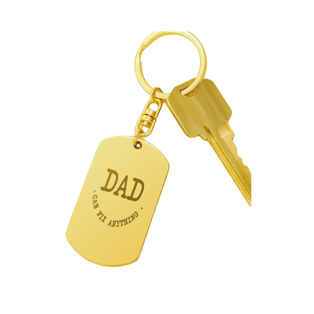 Engraved Dog Tag Swivel Keychain, Custom Dog Tag Keychain, Personalized Keychain for him, Engraved Keychain, Military Dog-tag Keychain