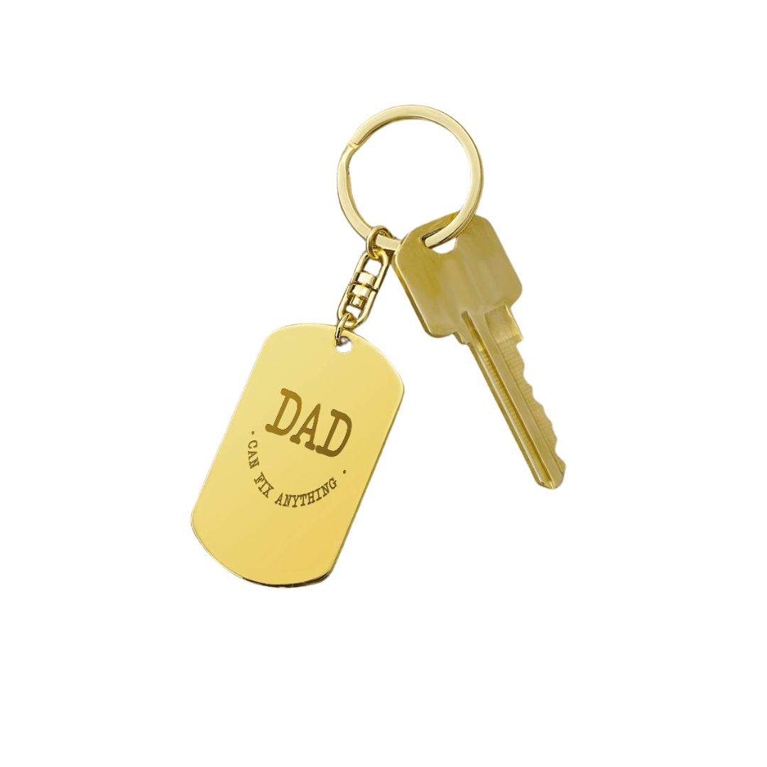 Engraved Dog Tag Swivel Keychain, Custom Dog Tag Keychain, Personalized Keychain for him, Engraved Keychain, Military Dog-tag Keychain