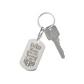 Engraved Dog Tag Swivel Keychain, Custom Dog Tag Keychain, Personalized Keychain for him, Engraved Keychain, Military Dog-tag Keychain