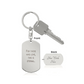 Engraved Dog Tag Swivel Keychain, Custom Dog Tag Keychain, Personalized Keychain for him, Engraved Keychain, Military Dog-tag Keychain