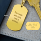 Engraved Dog Tag Swivel Keychain, Custom Dog Tag Keychain, Personalized Keychain for him, Engraved Keychain, Military Dog-tag Keychain