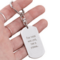 Engraved Dog Tag Swivel Keychain, Custom Dog Tag Keychain, Personalized Keychain for him, Engraved Keychain, Military Dog-tag Keychain