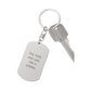 Engraved Dog Tag Swivel Keychain, Custom Dog Tag Keychain, Personalized Keychain for him, Engraved Keychain, Military Dog-tag Keychain