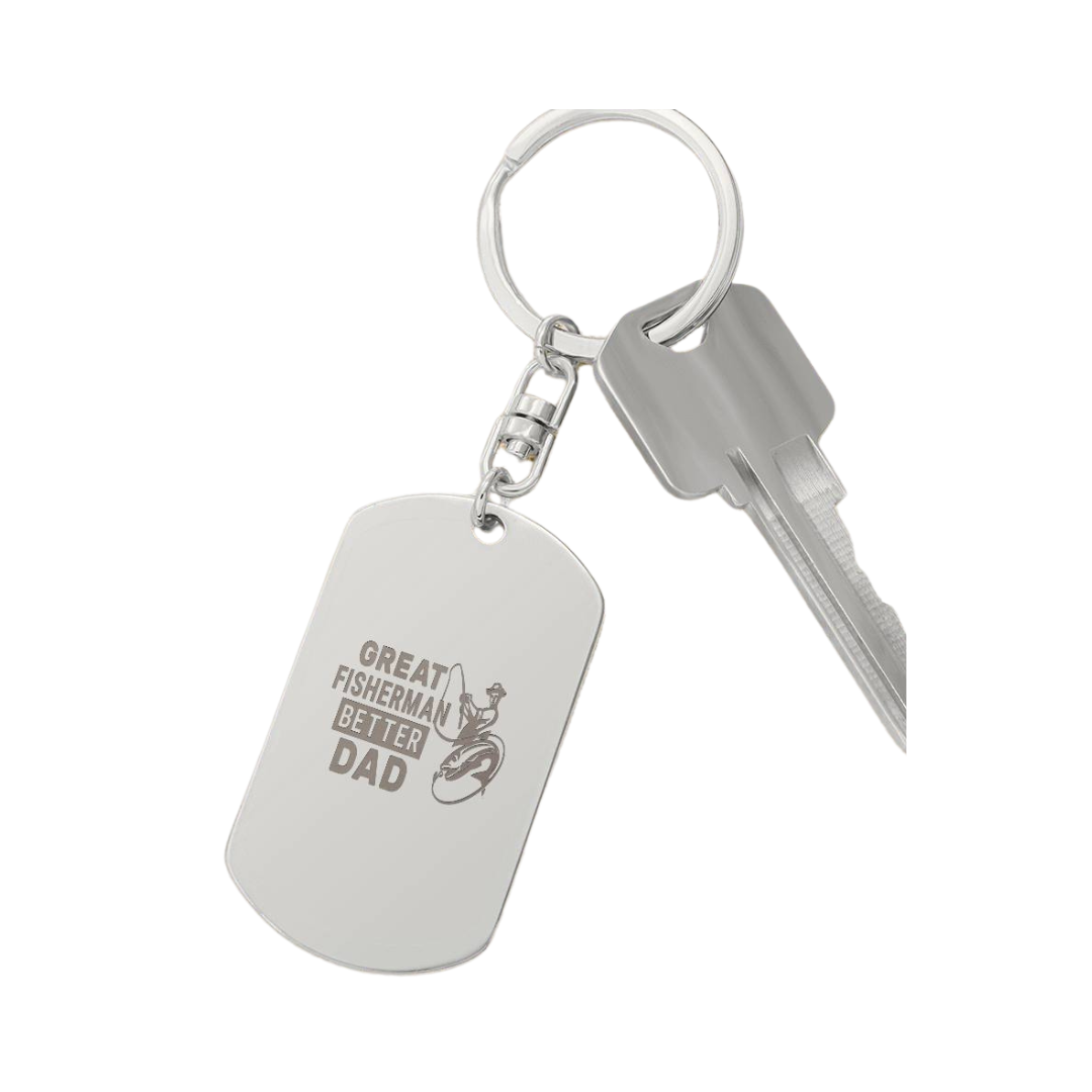 Engraved Dog Tag Swivel Keychain, Custom Dog Tag Keychain, Personalized Keychain for him, Engraved Keychain, Military Dog-tag Keychain