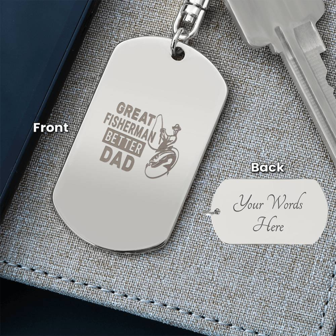 Engraved Dog Tag Swivel Keychain, Custom Dog Tag Keychain, Personalized Keychain for him, Engraved Keychain, Military Dog-tag Keychain