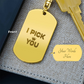 Engraved Dog Tag Swivel Keychain, Custom Dog Tag Keychain, Personalized Keychain for him, Engraved Keychain, Military Dog-tag Keychain