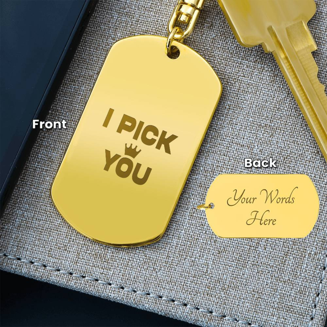 Engraved Dog Tag Swivel Keychain, Custom Dog Tag Keychain, Personalized Keychain for him, Engraved Keychain, Military Dog-tag Keychain