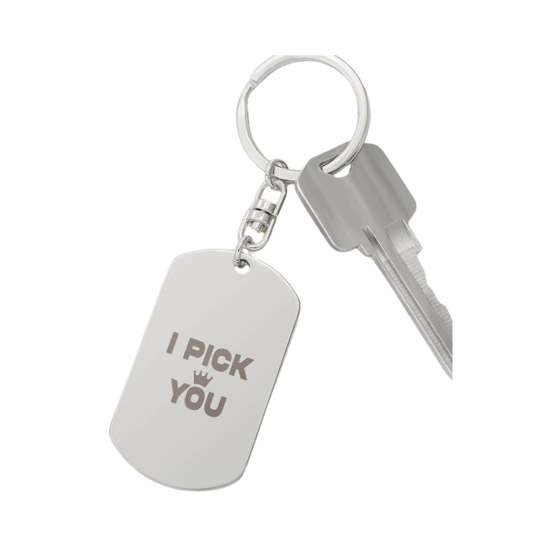 Engraved Dog Tag Swivel Keychain, Custom Dog Tag Keychain, Personalized Keychain for him, Engraved Keychain, Military Dog-tag Keychain