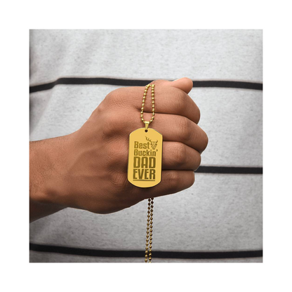 Surprise your loved one by giving them this unique and eye catching Engraved Dog Tag Necklace! It's a classic, yet stylish statement piece that is sure to spark conversation.