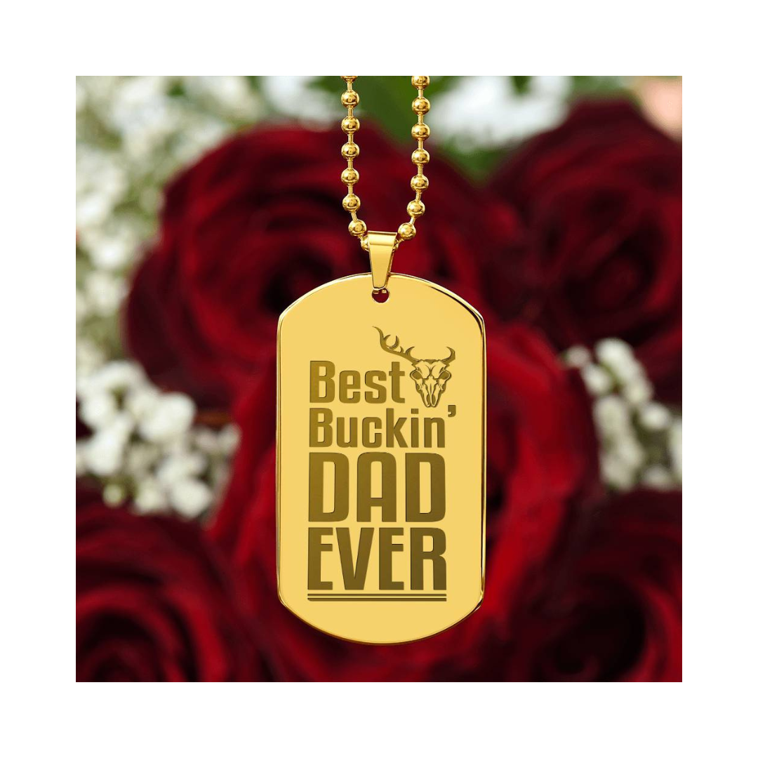Surprise your loved one by giving them this unique and eye catching Engraved Dog Tag Necklace! It's a classic, yet stylish statement piece that is sure to spark conversation.