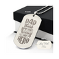 Surprise your loved one by giving them this unique and eye catching Engraved Dog Tag Necklace! It's a classic, yet stylish statement piece that is sure to spark conversation.