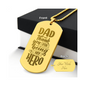 Surprise your loved one by giving them this unique and eye catching Engraved Dog Tag Necklace! It's a classic, yet stylish statement piece that is sure to spark conversation.