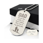Surprise your loved one by giving them this unique and eye catching Engraved Dog Tag Necklace! It's a classic, yet stylish statement piece that is sure to spark conversation.