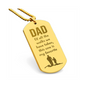 Surprise your loved one by giving them this unique and eye catching Engraved Dog Tag Necklace! It's a classic, yet stylish statement piece that is sure to spark conversation.