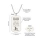 Surprise your loved one by giving them this unique and eye catching Engraved Dog Tag Necklace! It's a classic, yet stylish statement piece that is sure to spark conversation.