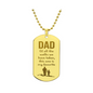 Surprise your loved one by giving them this unique and eye catching Engraved Dog Tag Necklace! It's a classic, yet stylish statement piece that is sure to spark conversation.