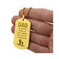 Surprise your loved one by giving them this unique and eye catching Engraved Dog Tag Necklace! It's a classic, yet stylish statement piece that is sure to spark conversation.
