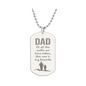 Surprise your loved one by giving them this unique and eye catching Engraved Dog Tag Necklace! It's a classic, yet stylish statement piece that is sure to spark conversation.