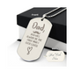 Surprise your loved one by giving them this unique and eye catching Engraved Dog Tag Necklace! It's a classic, yet stylish statement piece that is sure to spark conversation.
