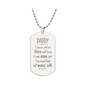 Surprise your loved one by giving them this unique and eye catching Engraved Dog Tag Necklace! It's a classic, yet stylish statement piece that is sure to spark conversation.