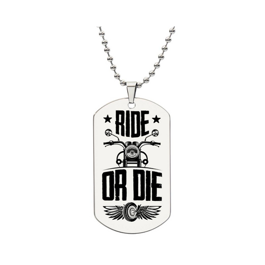 Surprise your loved one by giving them this unique and eye catching Engraved Dog Tag Necklace! It's a classic, yet stylish statement piece that is sure to spark conversation.