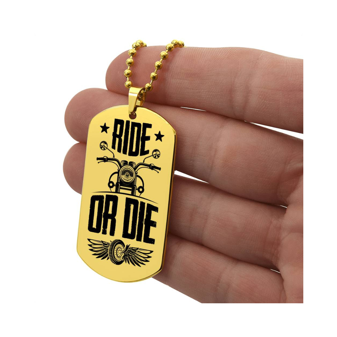Surprise your loved one by giving them this unique and eye catching Engraved Dog Tag Necklace! It's a classic, yet stylish statement piece that is sure to spark conversation.