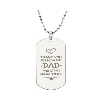 Surprise your loved one by giving them this unique and eye catching Engraved Dog Tag Necklace! It's a classic, yet stylish statement piece that is sure to spark conversation.