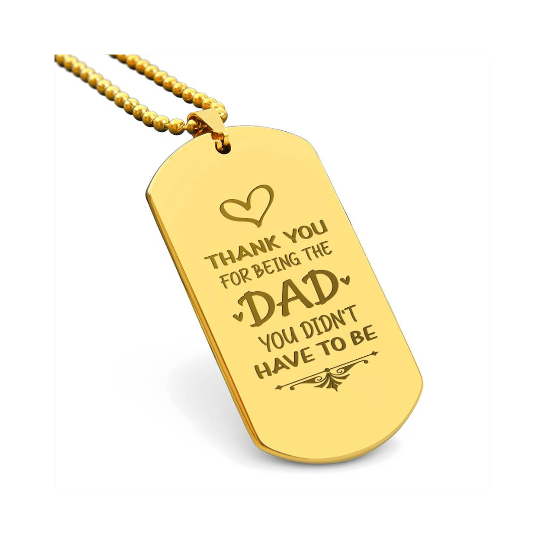 Surprise your loved one by giving them this unique and eye catching Engraved Dog Tag Necklace! It's a classic, yet stylish statement piece that is sure to spark conversation.