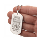 Surprise your loved one by giving them this unique and eye catching Engraved Dog Tag Necklace! It's a classic, yet stylish statement piece that is sure to spark conversation.