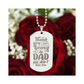 Surprise your loved one by giving them this unique and eye catching Engraved Dog Tag Necklace! It's a classic, yet stylish statement piece that is sure to spark conversation.
