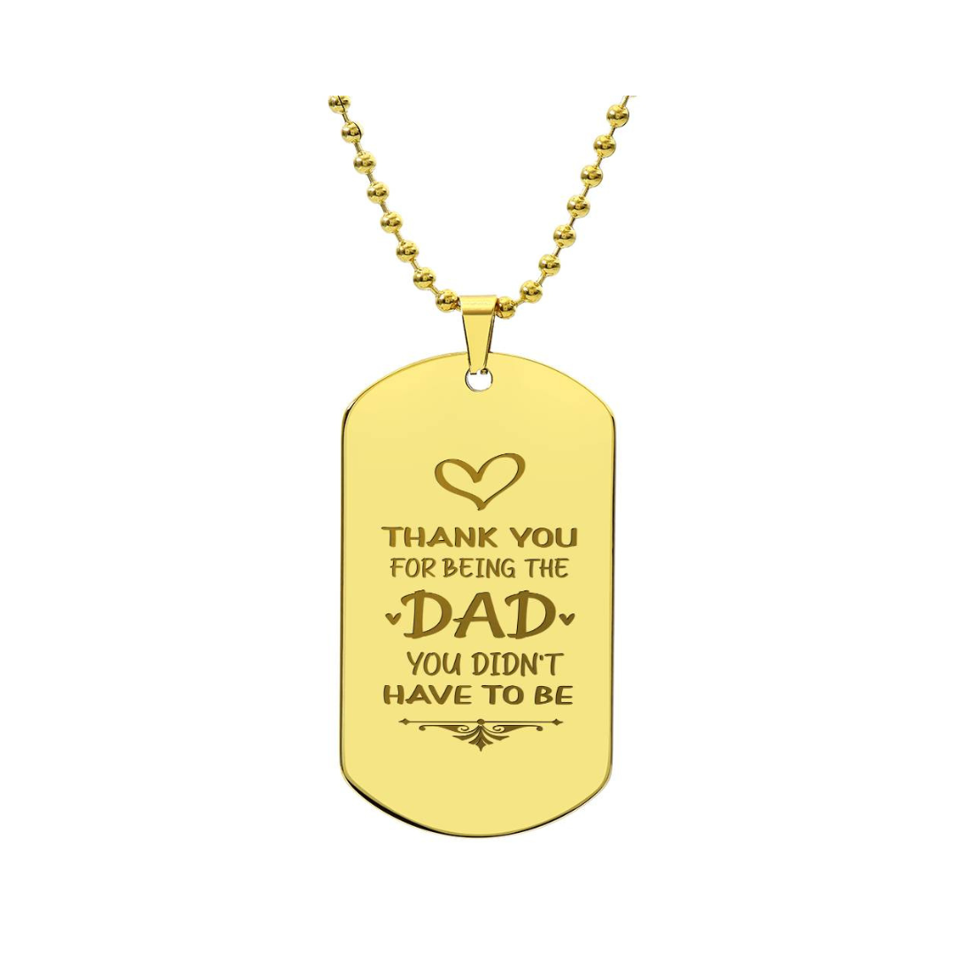 Surprise your loved one by giving them this unique and eye catching Engraved Dog Tag Necklace! It's a classic, yet stylish statement piece that is sure to spark conversation.