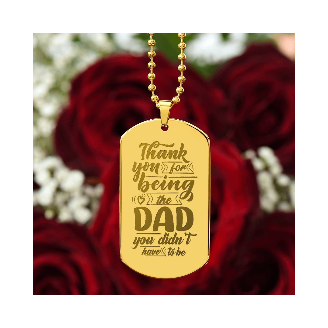 Surprise your loved one by giving them this unique and eye catching Engraved Dog Tag Necklace! It's a classic, yet stylish statement piece that is sure to spark conversation.